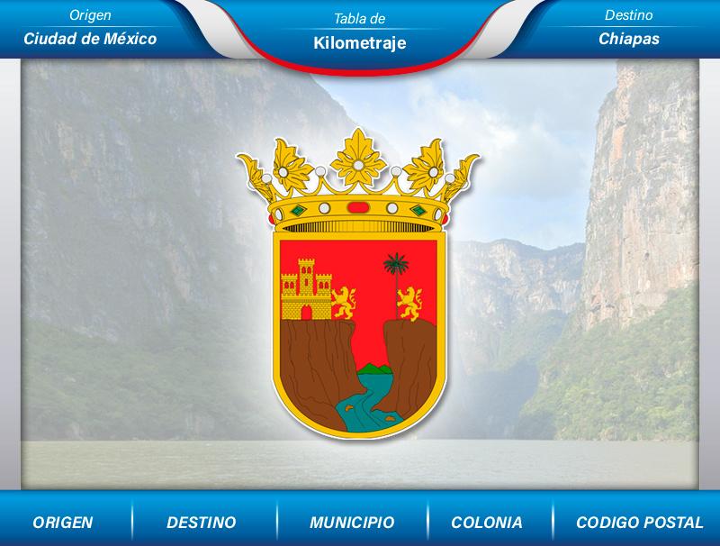 Fletes de la Ciudad de México a Chiapas