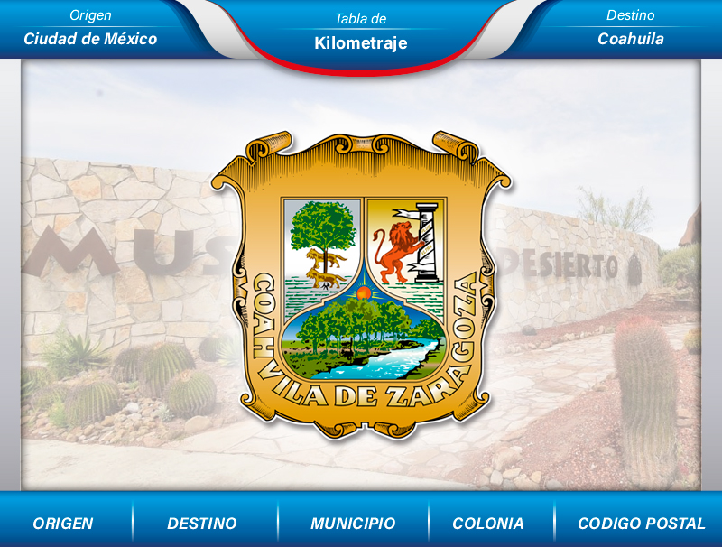 Fletes de la Ciudad de México a Coahuila