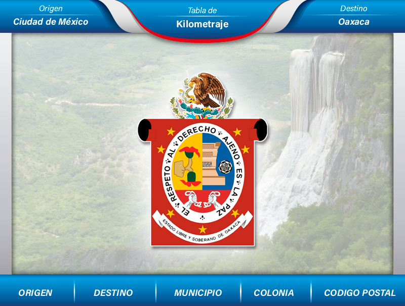 Fletes de la Ciudad de México a Oaxaca