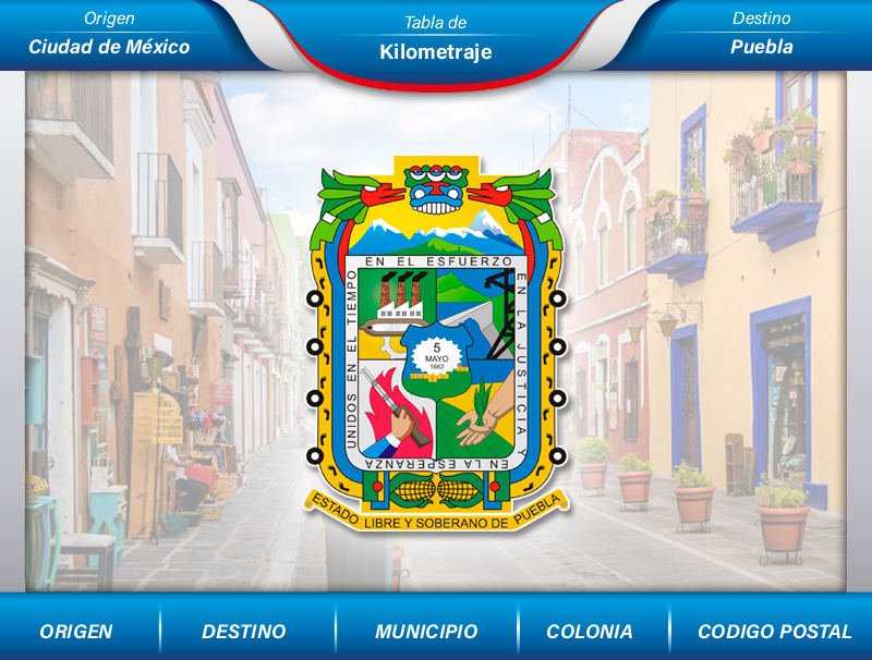 Fletes de la Ciudad de México a Puebla