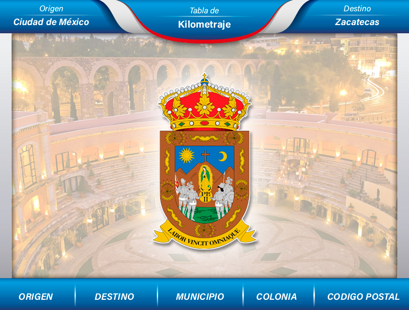 Fletes de la Ciudad de México a Zacatecas