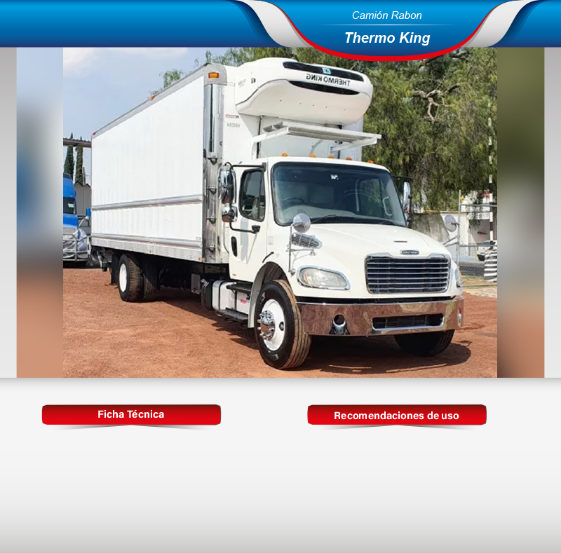 Fletes en camión rabon thermo king