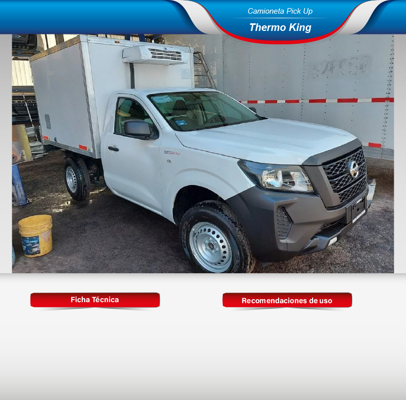 Fletes en camioneta pick up thermo king